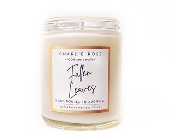 Fallen Leaves | Handcrafted soy candle