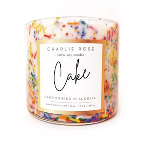 Birthday Cake Candle (Limited Edition)| Handcrafted soy candle