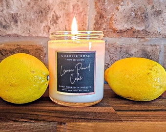 Lemon Pound Cake | Handcrafted soy candle