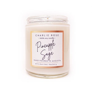Pineapple Sage | Handcrafted soy candles