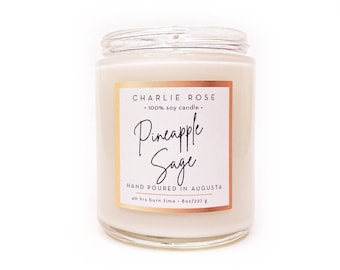 Pineapple Sage | Handcrafted soy candles