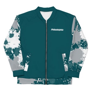 Philadelphia Football Drip Bomber Jacket