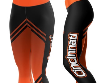 Cincinnati Football Stripe Leggings