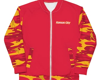 Kansas City Football Camo Bomber Jacket