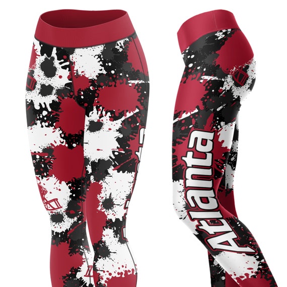 Atlanta Football Drip Leggings// Premium Quality // Cute and Cozy