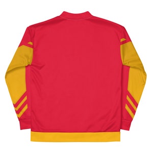 Kansas City Football Stripe Bomber Jacket