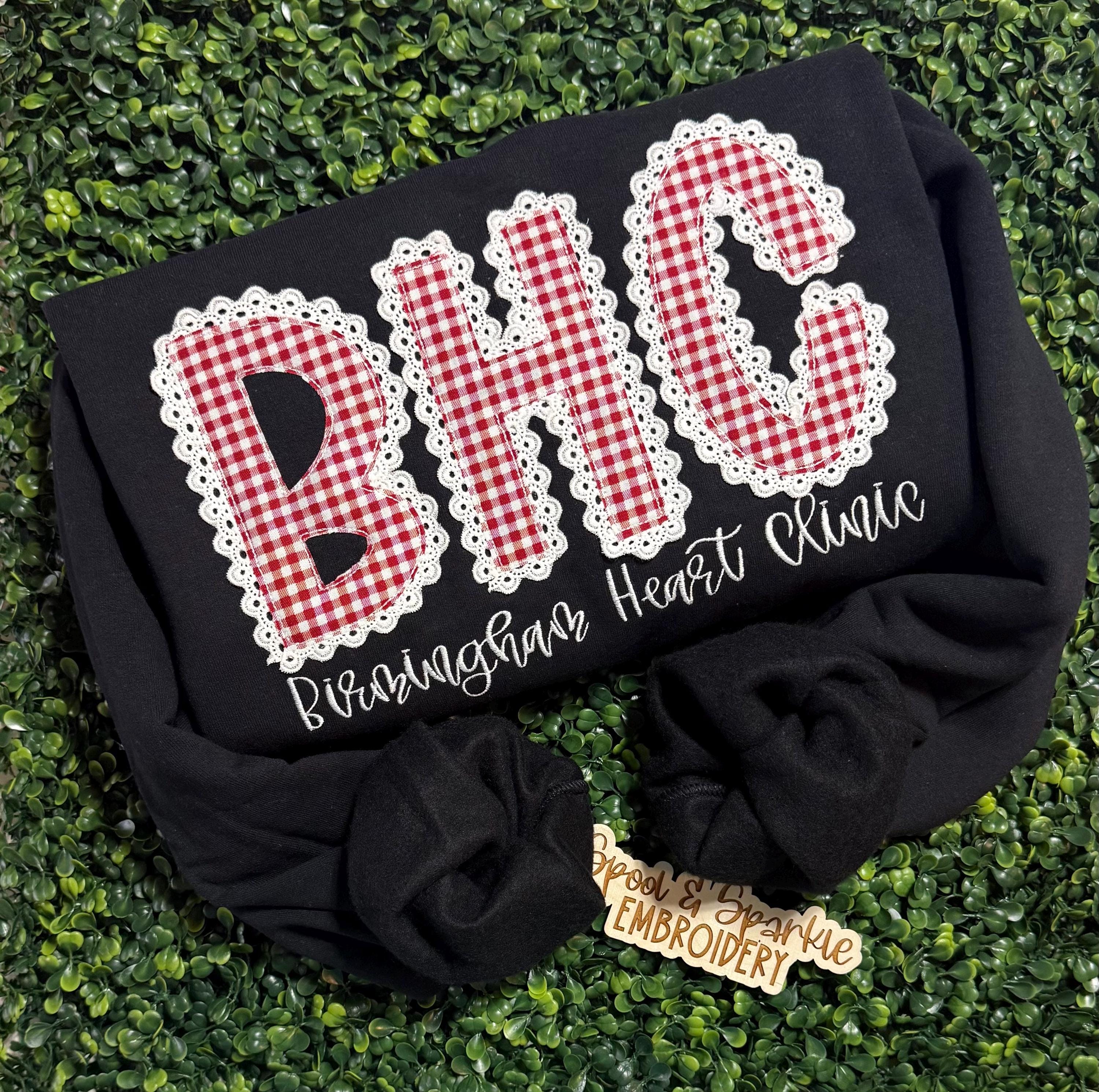 Lace letter sweatshirt, varsity letter with lace, school spirit shirt, school letter shirt, spirit gear, sports shirt, sports mom