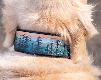 Collare per cani Mountain & Pine Trees (Misty Pines)