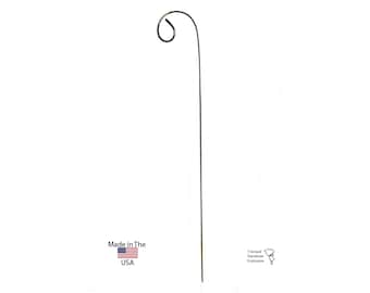 Fiddlehead Plant Support Stake for Potted Plants, 18" Steel or Stainless Steel