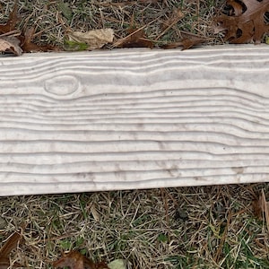 Faux Wood Rectangular Stepping Stone