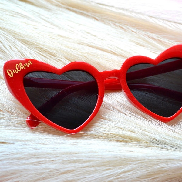 Red Heart Dulhan Sunglasses, Dulhan to be, Desi Bride, Dulhan Bridal Shower, Shaadi Sunglasses, Dulhan Gift, Dulhans Diaries