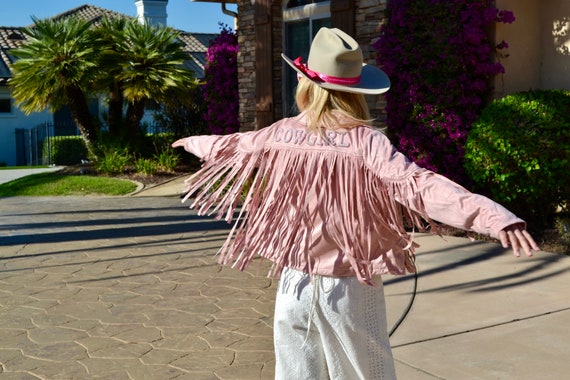 Pink cowboy jacket hotsell