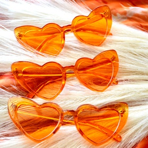 Orange Heart Bachelorette Party Sunglasses, Veuve before Vows, Love at First Spritz Bridal Shower Favors, Dazed and Engaged, Electric Love