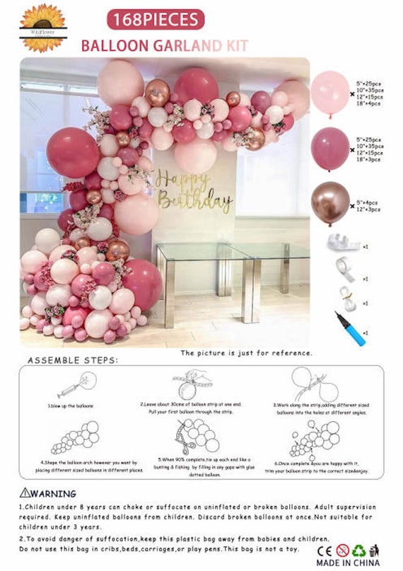 Pink Balloon Garland, Pjs and Prosecco Bachelorette Party, Petals and  Prosecco Bridal Shower, Come on Babe Party, Final Flamingle Decor -   Norway