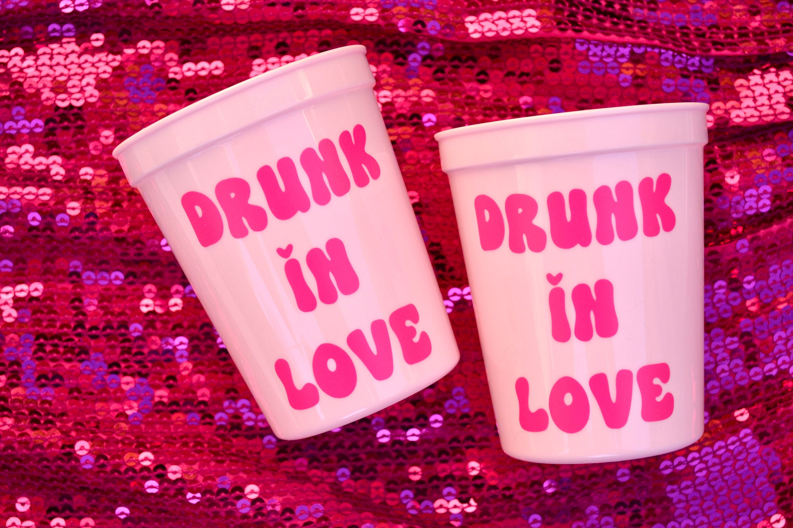 Galentines Day Cups, Valentines Day Party Favors, Galentine's Day Gifts,  Party Decorations SET OF 10 