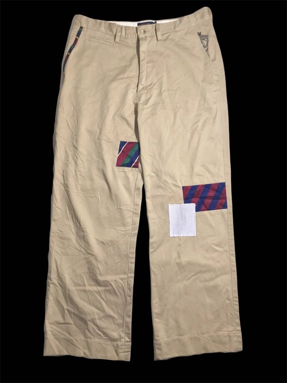 Ralph Lauren Patchwork Rugby Pants Size 