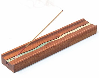 Incense Holder for Sticks,Modern Insence-Stick Holder,Ash Catcher with Removable Base  ANTI-ASH FLYING, Mess-Free Incense Burner Holder