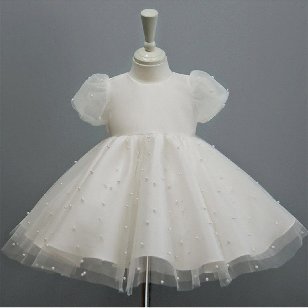 OshKosh Baby Girl Ivory Star Print Tulle Dress