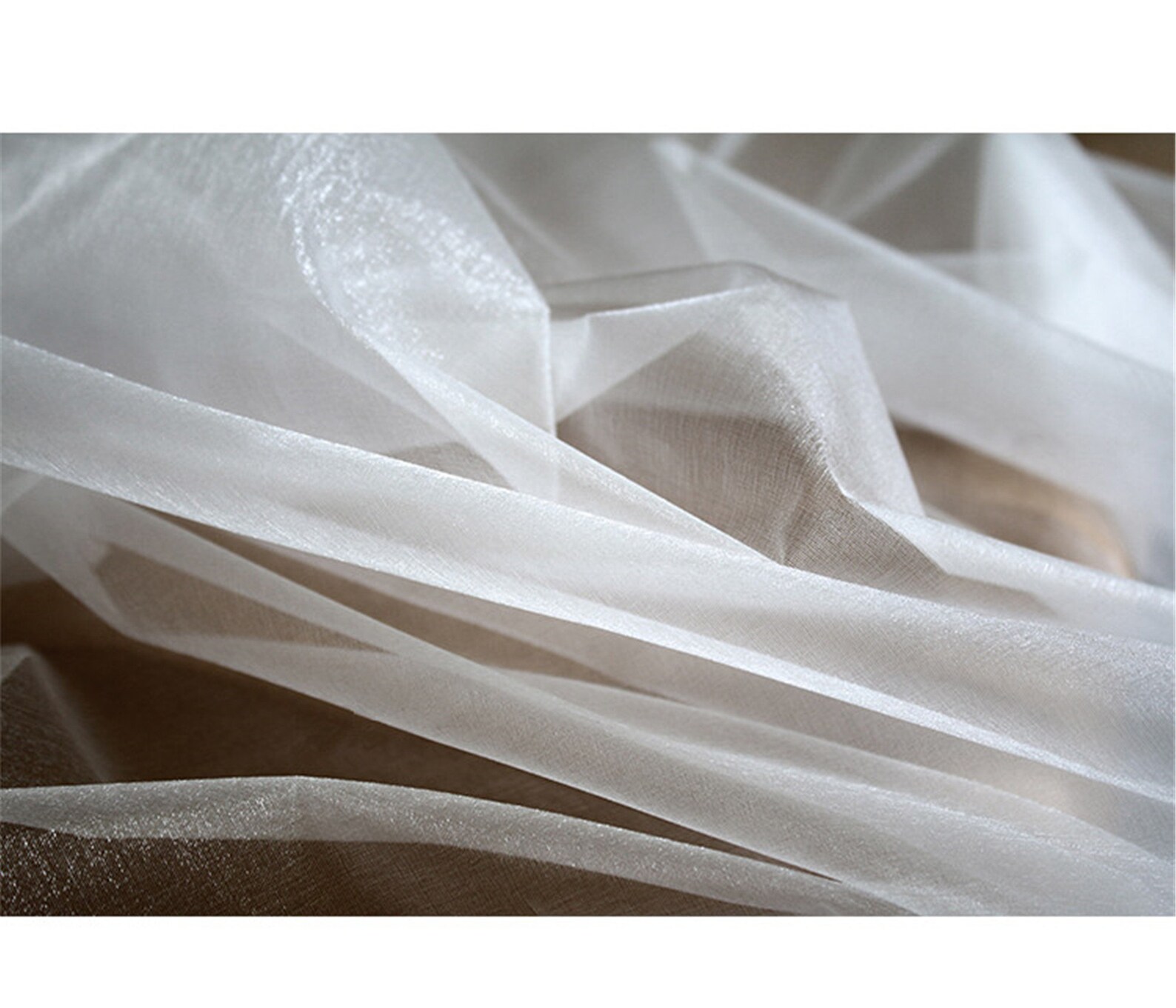 Crystal Mesh Tulle Fabric Seethrough Gauze Transparent Fabric Etsy