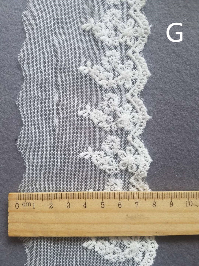 Wide Lace Ribbon White Lace Trims Wedding Bridal Lace Trims Etsy