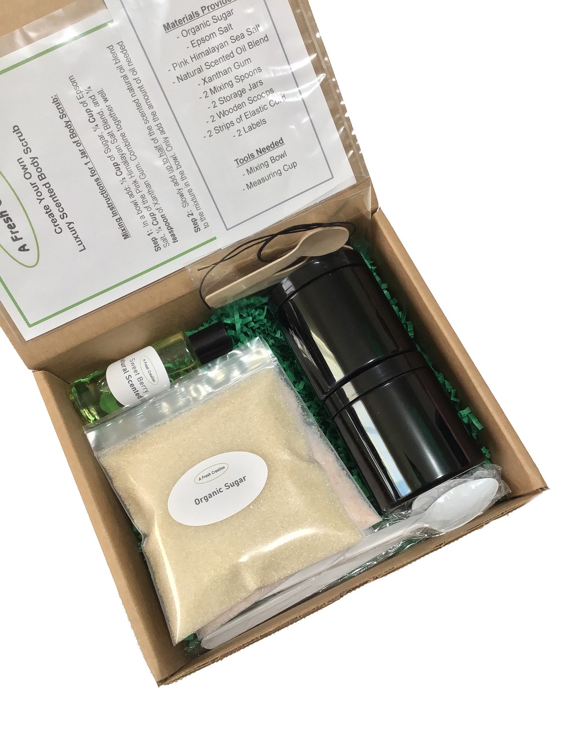 Luxury Scented Body Scrub Kit Create Your Own DIY Scented Etsy