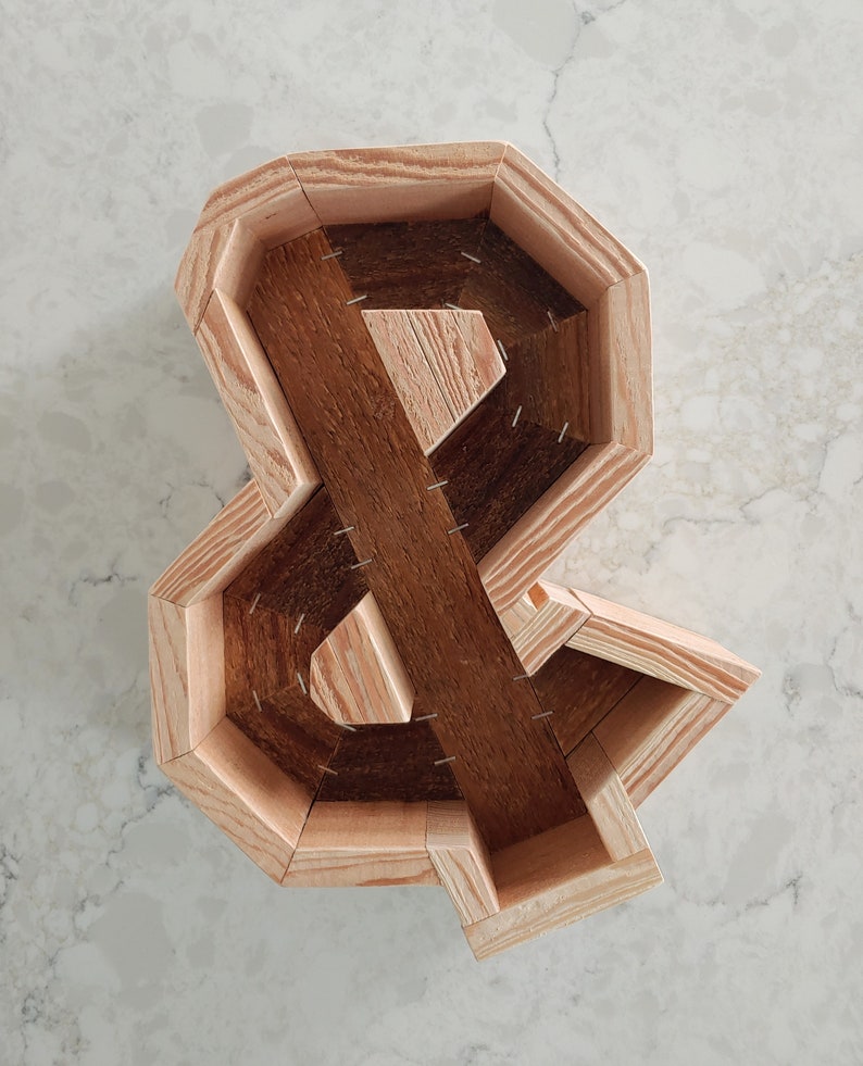 A2Z Wooden Letter Succulent Planters &