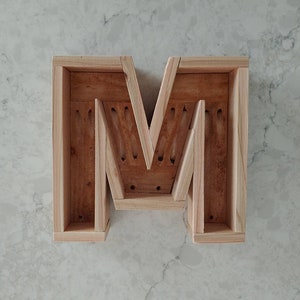 A2Z Wooden Letter Succulent Planters M