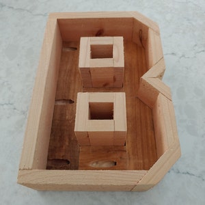 A2Z Wooden Letter Succulent Planters B