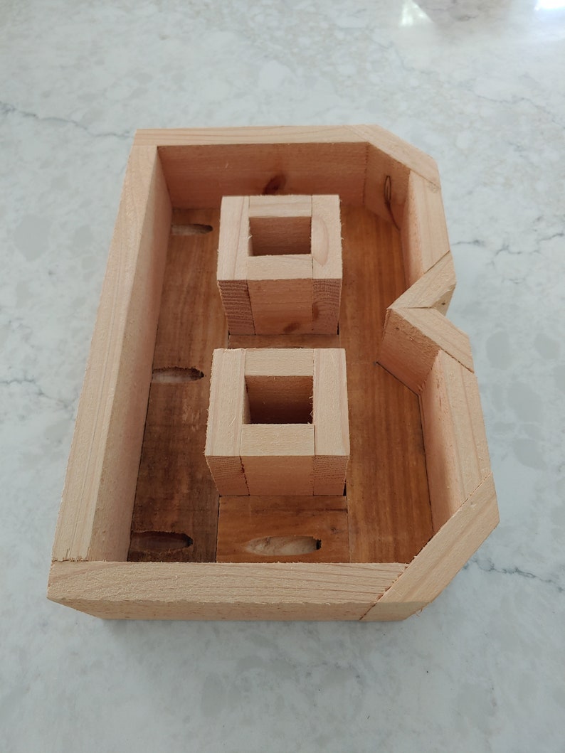 A2Z Wooden Letter Succulent Planters B