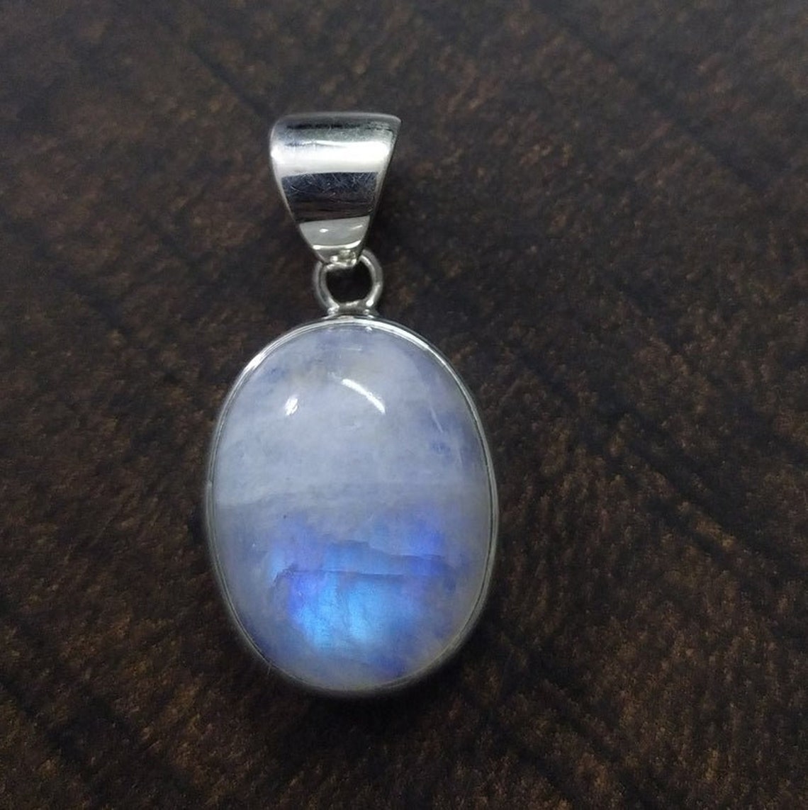 High Quality Rainbow Moonstone Pendant 925 Sterling Silver Etsy UK