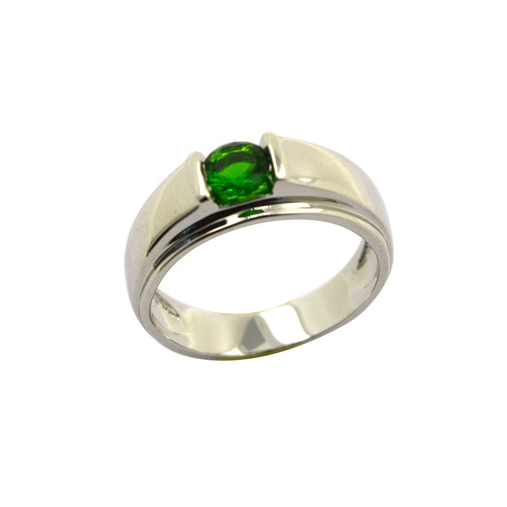 Signet Emerald Ring Silver Greek Men Rings Shiny Silver Men - Etsy