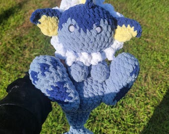 Crochet Handmade Water Fox Kitty Plush Amigurumi