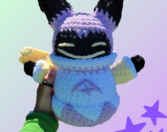 Crochet, Handmade Hazbin Adam Angel Demon Hotel, Plush, Amigurumi