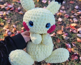Crochet Handmade Electric Rat Mouse Plush Amigurumi