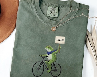 Portland Frog Resist T-Shirt, Activist Protest Shirt
