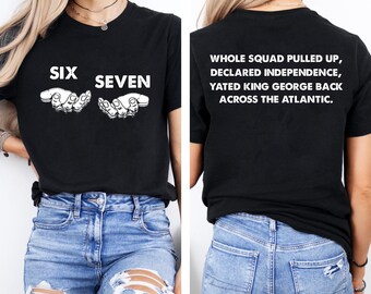 Funny Six Seven Hands T-Shirt, Trendy Saying Tee