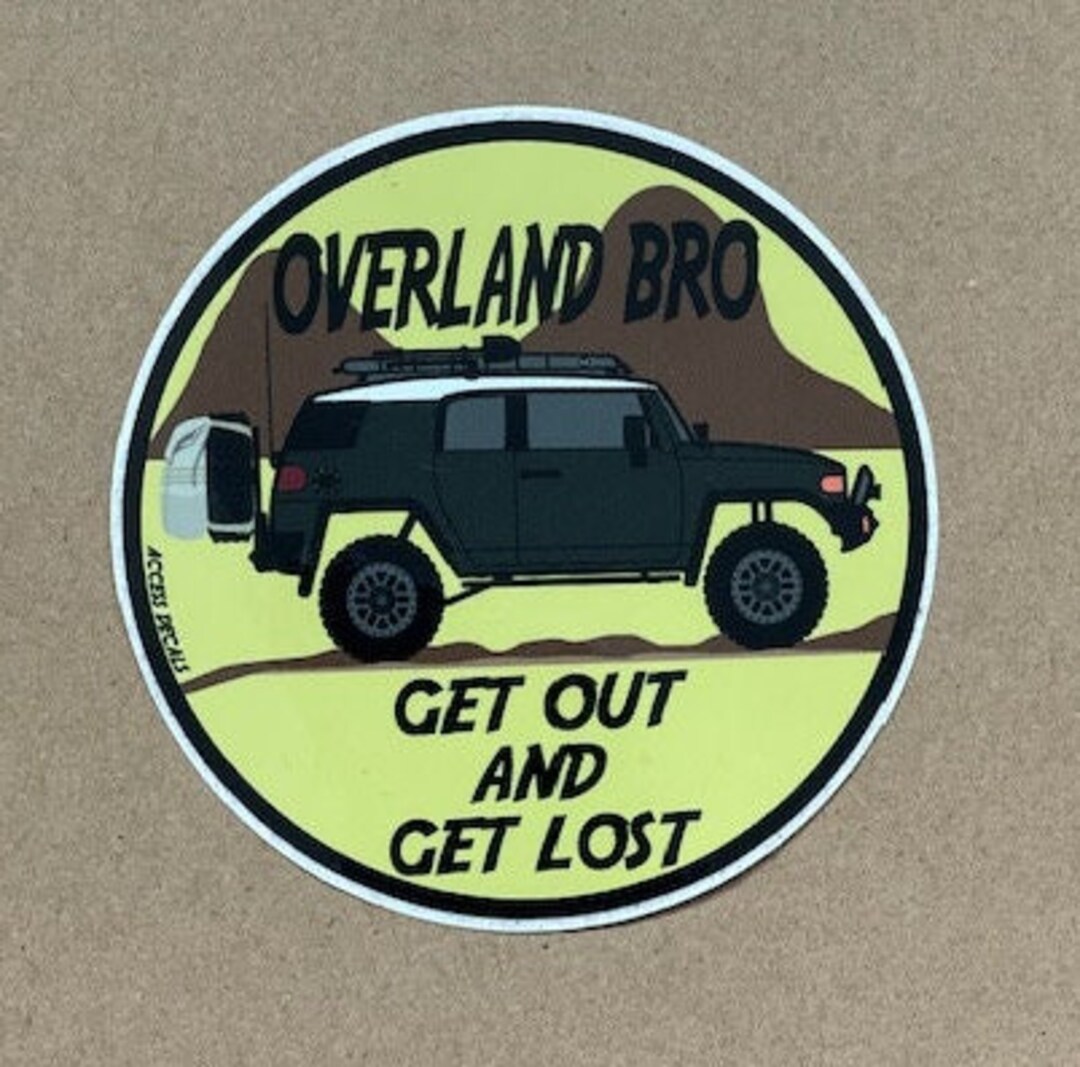 Overland Sticker Off Roading Overland Camping Wilderness Vinyl Decal Stickers - Etsy