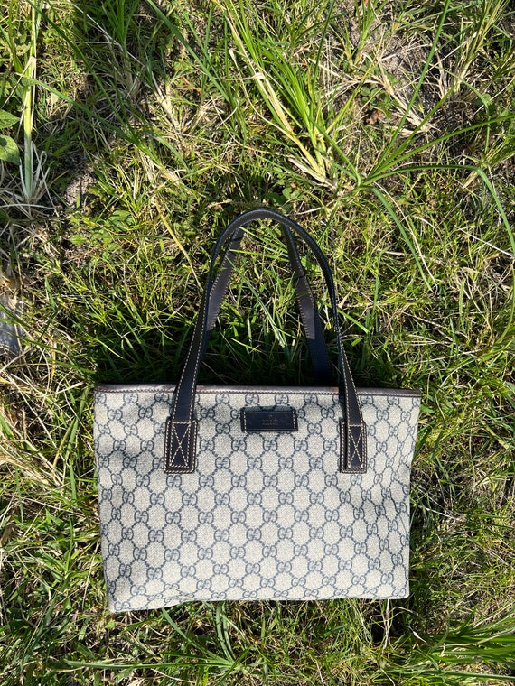 Gucci GG Supreme Canvas Mini Tote Bag