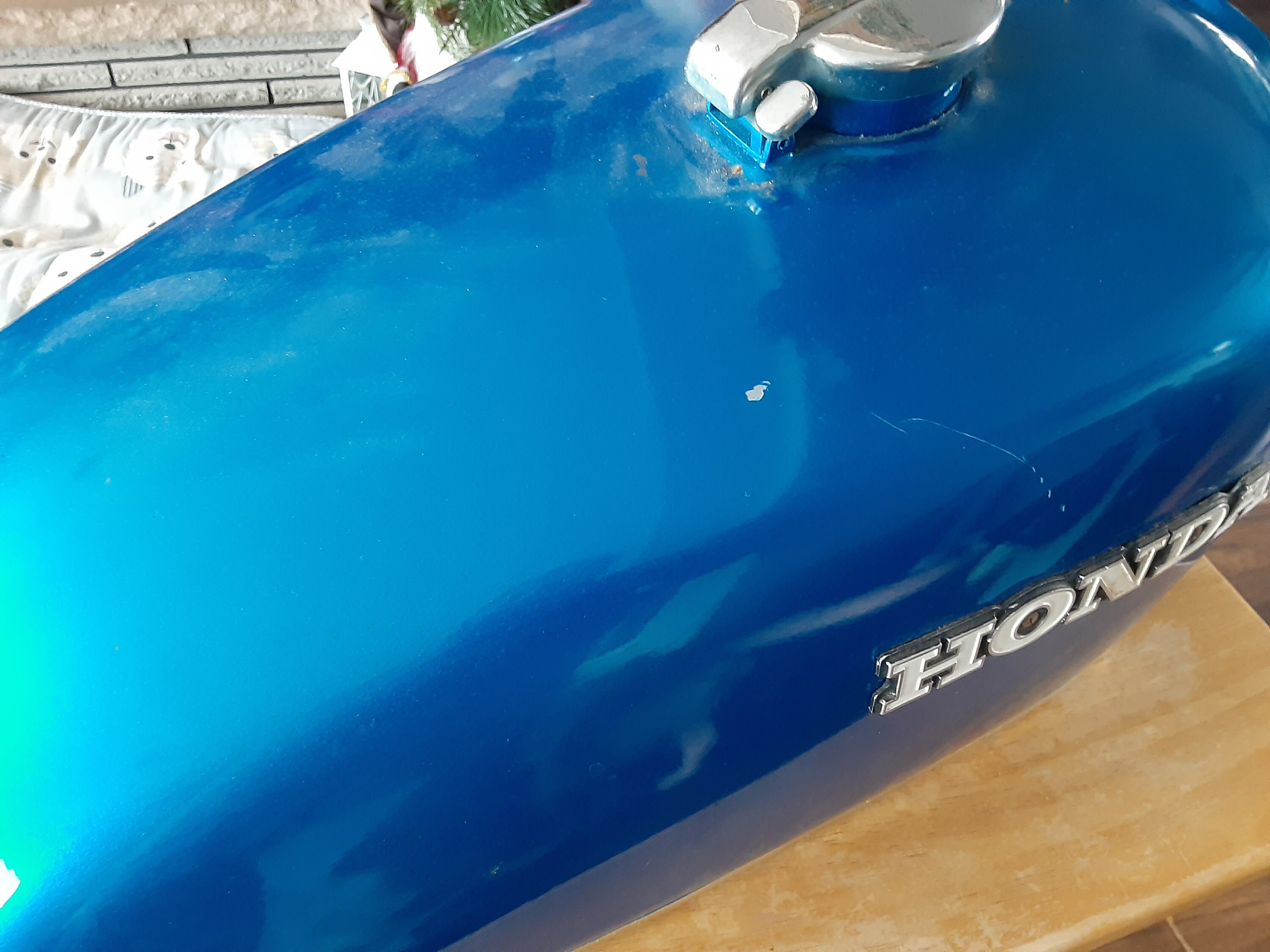 Vintage Motorcycle Gas Tank for sale Only 2 left at 75