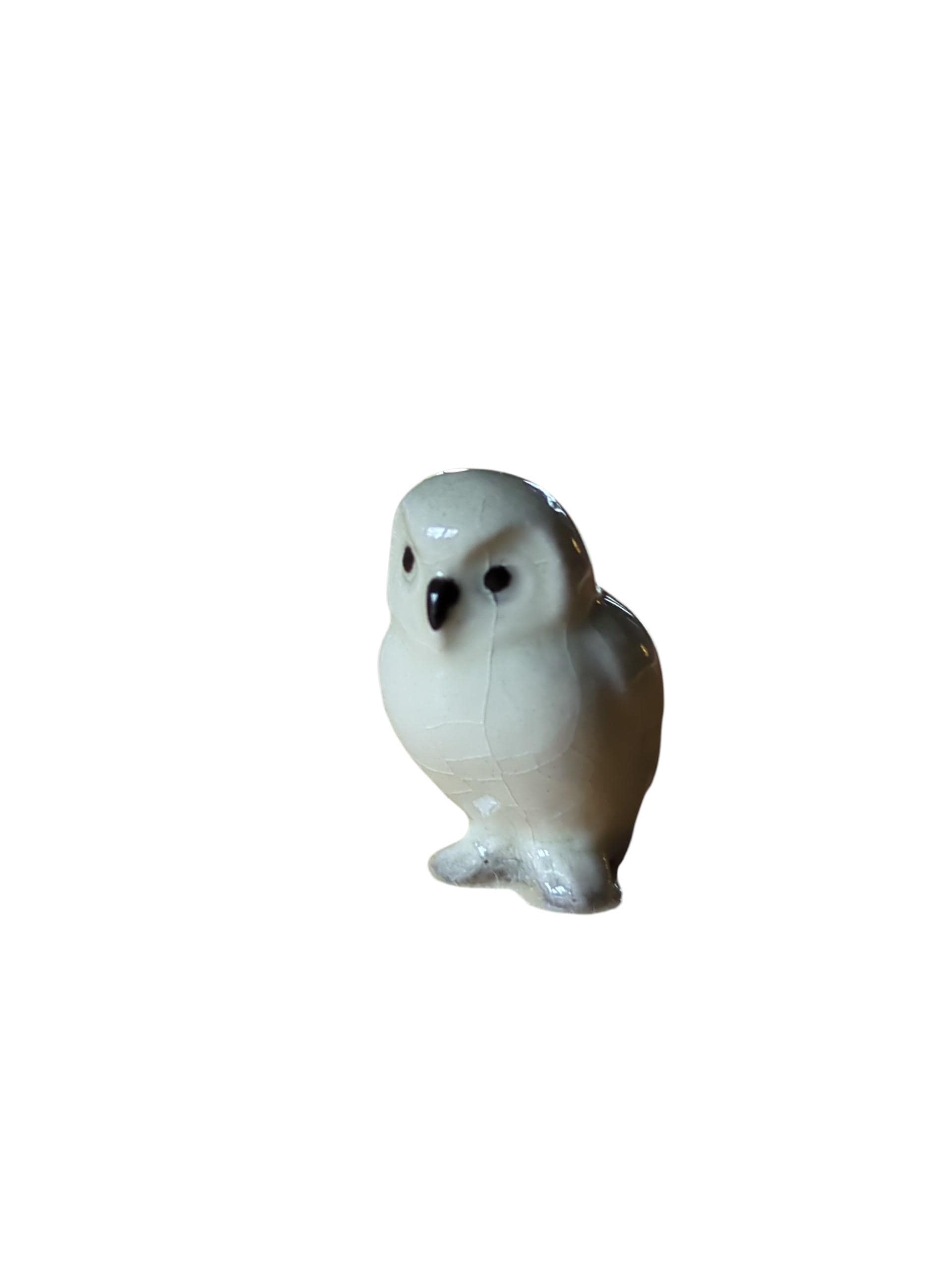 Vintage Hagen Renaker Miniature Owl Porcelain Very Rare