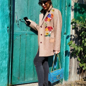 Embroidery cottagecore handmade casual streetwear boho jacket