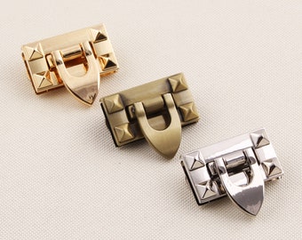 1PC,2PCS purse Locks,bag lock,purse closure,purse clasp,clutch lock,bag hardware,press lock