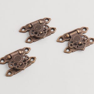 Box Latch : Vintage Ornate Carved DIY Furniture Hardware Accessories
