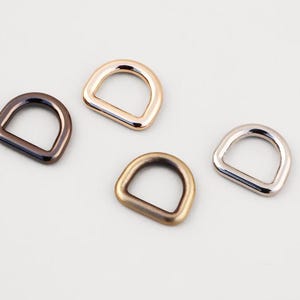 16mm inner Metal D Ring : D Ring Buckle non Welded Purse accessories,bag hardware