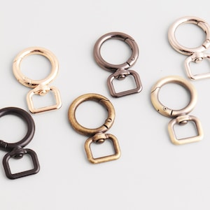 13mm inner Swivel Clasp : Trigger Snap Hook, Purse Bag Hardware Accessories