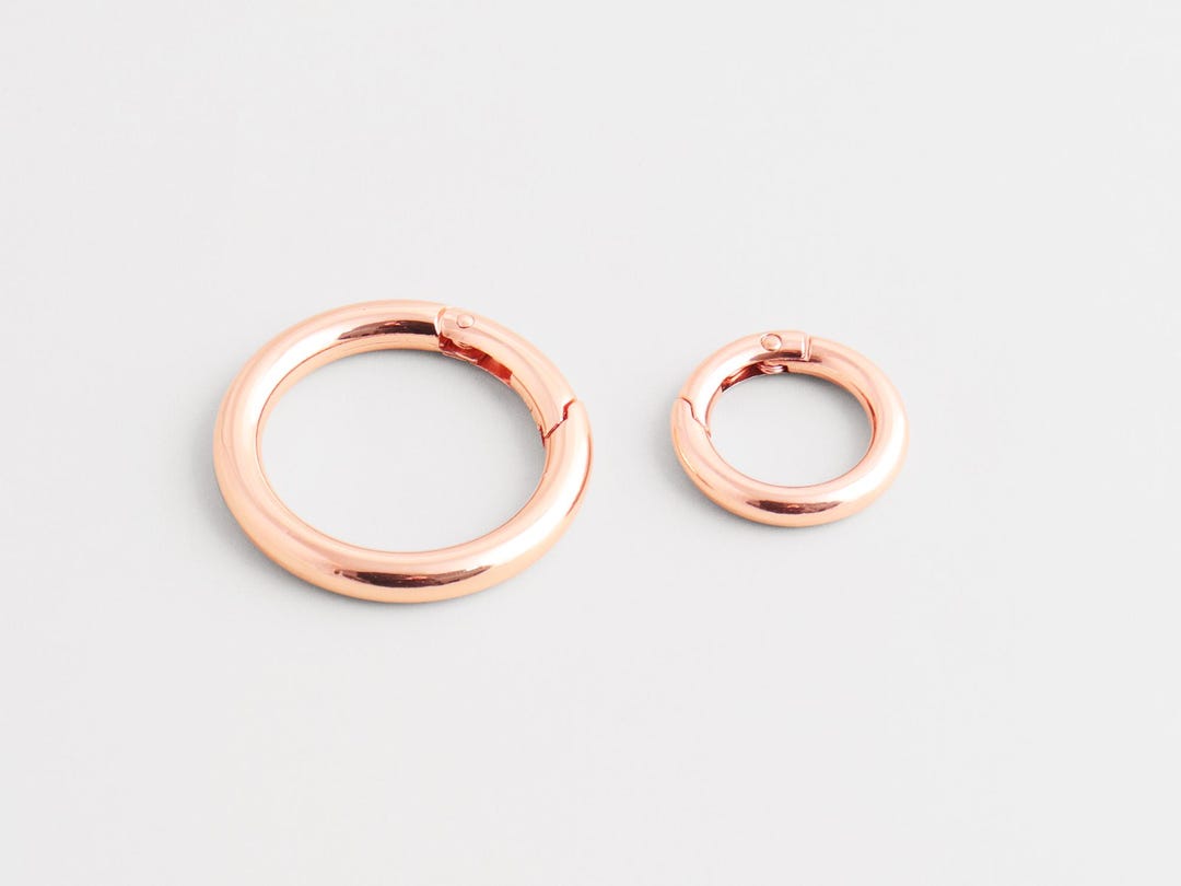 33/19mm Inner Spring O Ring : Metal Round O Rings Clasps,snap Hooks ...