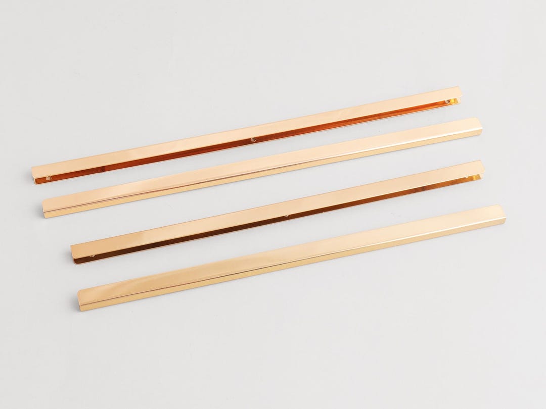 8mm Gold Edging 230/250mm-metal Purse Edging : Gold Wallet Edging Edge Protector ...