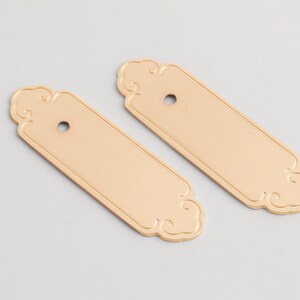 Pull Backplate : Cloud Pattern Handle Decorative Plate, Furniture Hardware Accessory