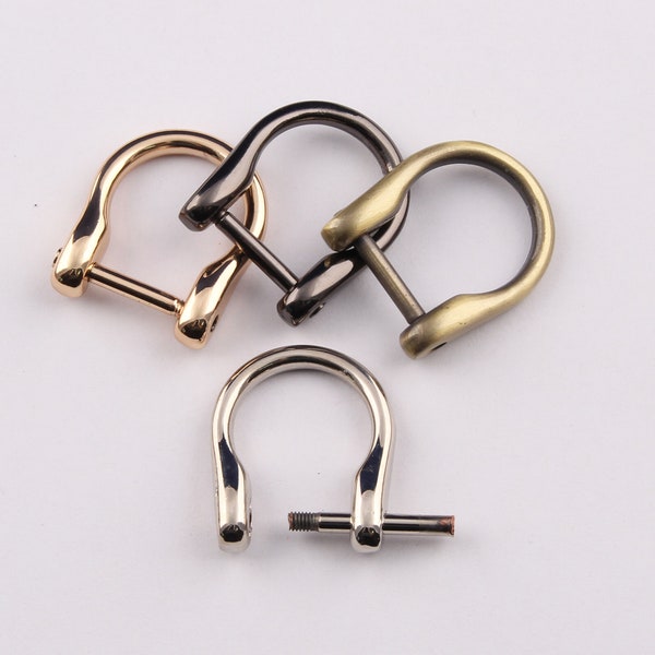 ID 14mm horseshoe d ring,d ring,bag hardware,u shape ring,belt connector,d buckle,bag connector,Jewelry,Rings,d clasp