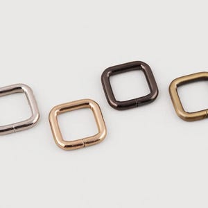 20mm inner Rectangle Buckle : Metal rectangular rings webbing bag clasp bag,hardware fitting